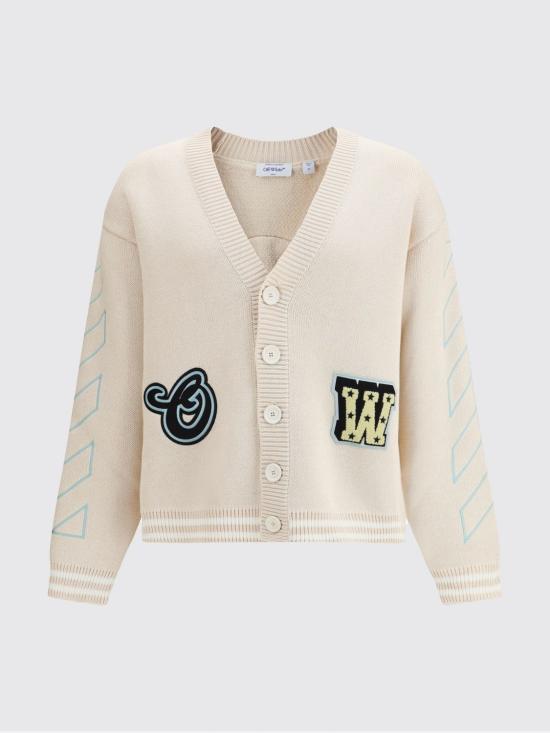 26SS 오프화이트 스웨터 44MHB019S26K001 1010 Yellow Cream - OFF WHITE