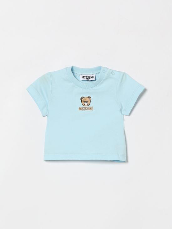 26SS [키즈] 모스키노 티셔츠 MYM047LAA23 40304 Blue