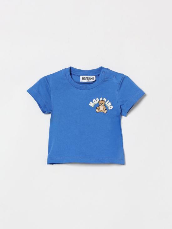26SS [키즈] 모스키노 티셔츠 MZM047LAA01 40630 Blue