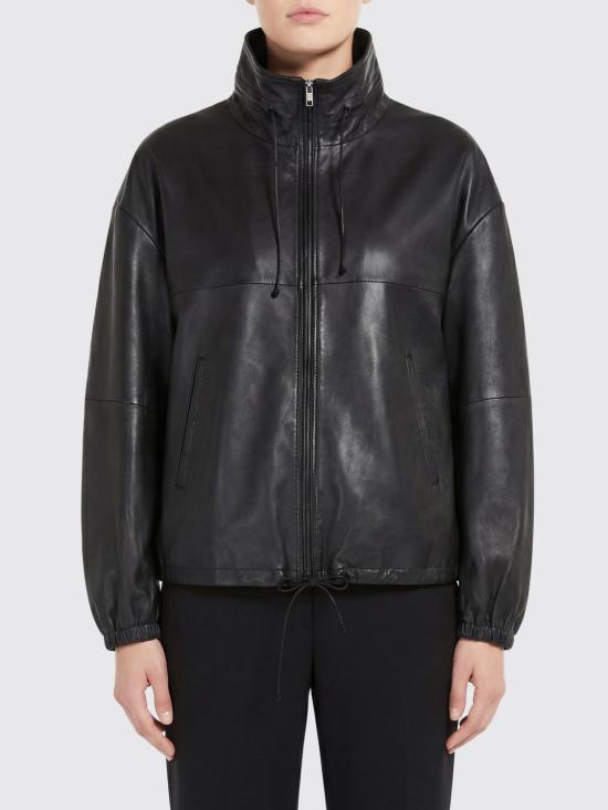 26SS 하이쿠레 가죽 자켓 HEW09124PL006TP C0100 Black