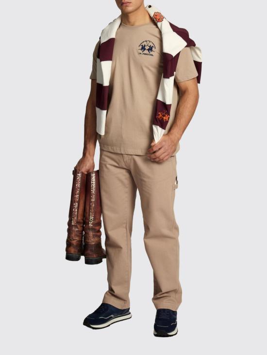 26SS 라 마티나 반팔 티셔츠 MCR009JS388 04167 Beige - LA MARTINA