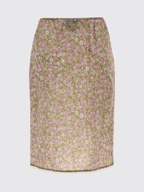 26SS 프라다 미디 스커트 21H037SOOO19DI F0E18 Cream