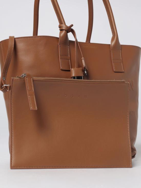 26SS 호간 토트백 KBW01TA0200TZP S600 Brown - HOGAN