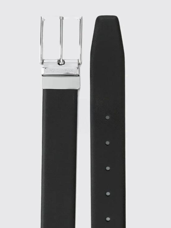 26SS 엠포리오 아르마니 가죽 벨트 EM005540AF24909 M6331 Dark - EMPORIO ARMANI