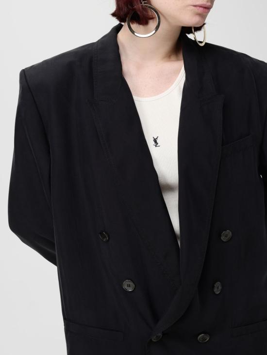 26SS 생로랑 수트 자켓 851026Y6J78 1000 Black - SAINT LAURENT