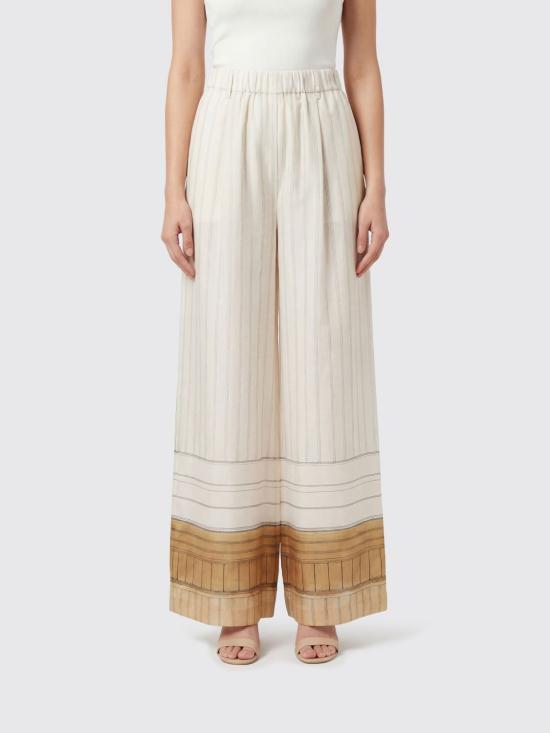 26SS 알리지 팔라초 팬츠 116133P6063 GESSO White