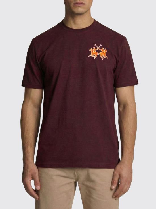 26SS 라 마티나 반팔 티셔츠 MCR008JS409 06046 Burgundy