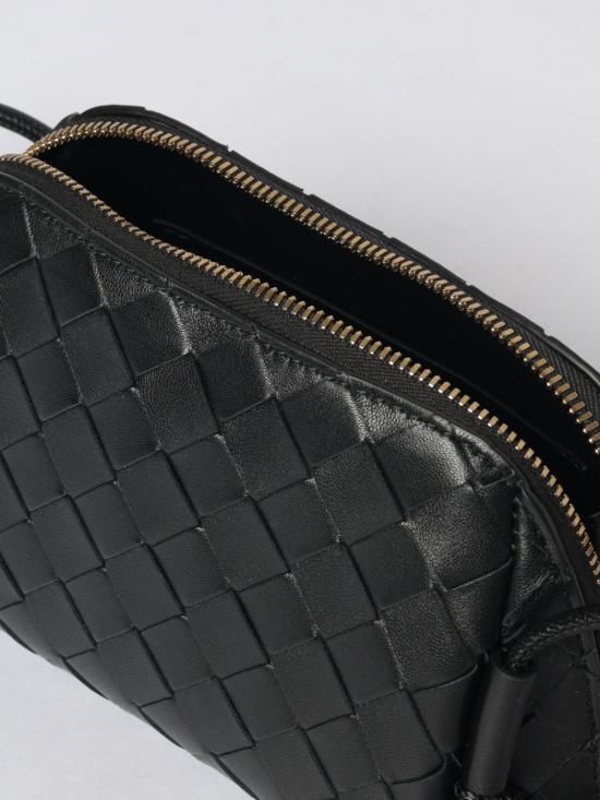 26SS 보테가베네타 인트레치아토 콘서트 파우치 794258VCPP1 8425 Black - BOTTEGA VENETA