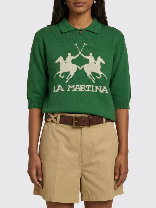 26SS 라 마티나 폴로 티셔츠 WCS003YC055 03049 Green