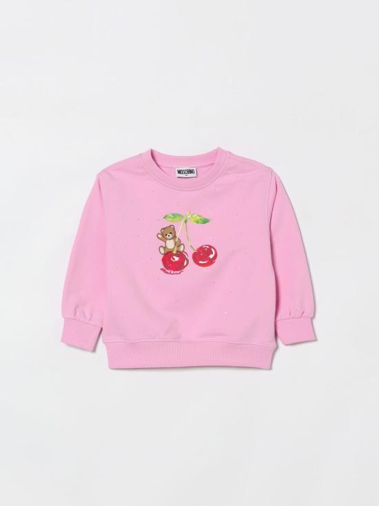 26SS [키즈] 모스키노 풀오버 HDF06OLDA25 51473 Pink