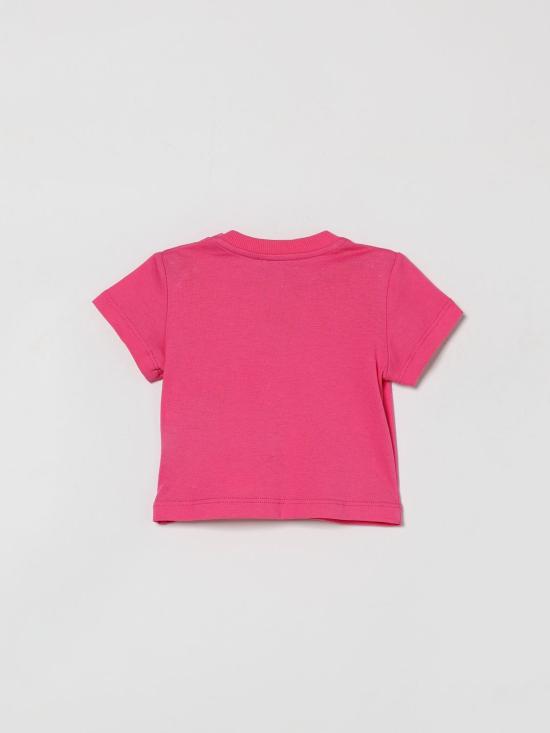 26SS [키즈] 모스키노 티셔츠 MYM047LAA23 50533 Pink - MOSCHINO