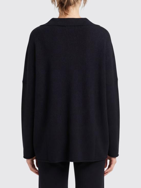 26SS 알라누이 폴로 티셔츠 LWHV002R26KNI001 1000 Black - ALANUI