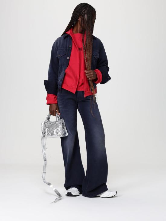 26SS 발렌시아가 로렐 클래식 미디엄 핏 티셔츠 850990TSVC9 6167 Gnawed Blue - BALENCIAGA