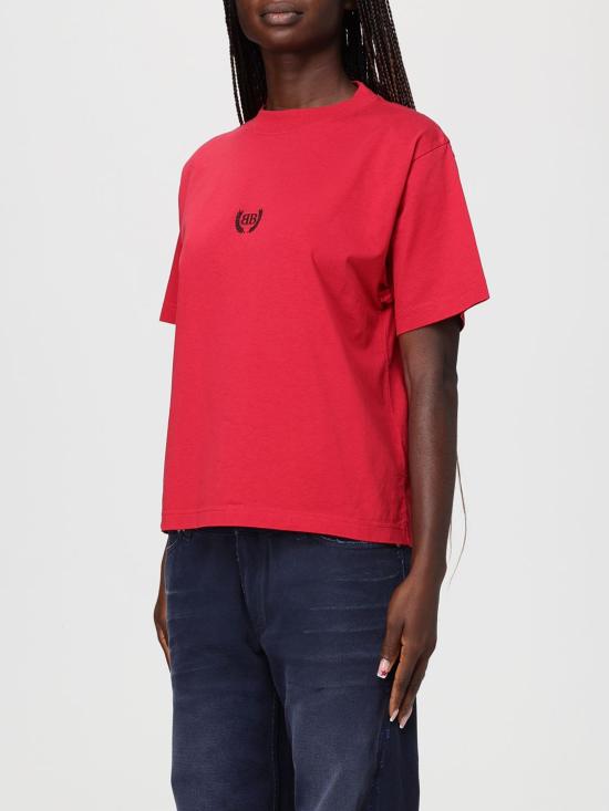 26SS 발렌시아가 로렐 클래식 미디엄 핏 티셔츠 850990TSVC9 6167 Gnawed Blue - BALENCIAGA