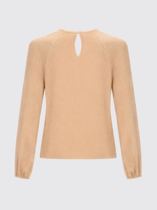 26SS 파비아나 필리피 긴팔 티셔츠 TPD266F297L780 0157 Beige - FABIANA FILIPPI