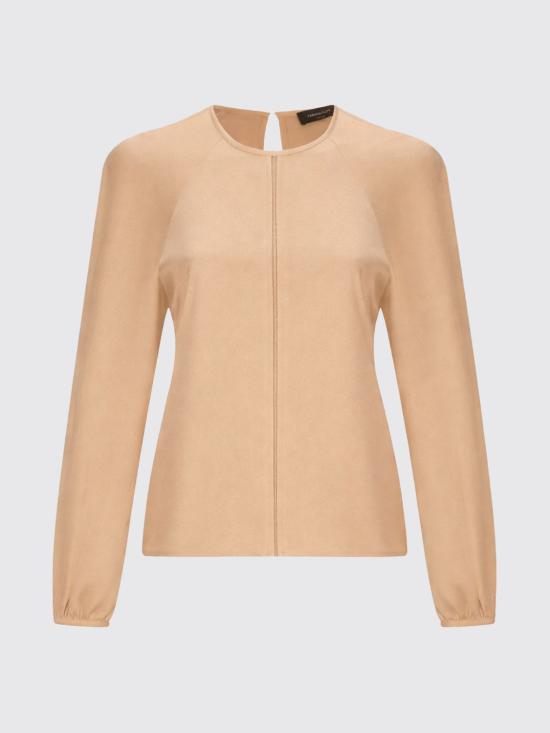 26SS 파비아나 필리피 긴팔 티셔츠 TPD266F297L780 0157 Beige - FABIANA FILIPPI