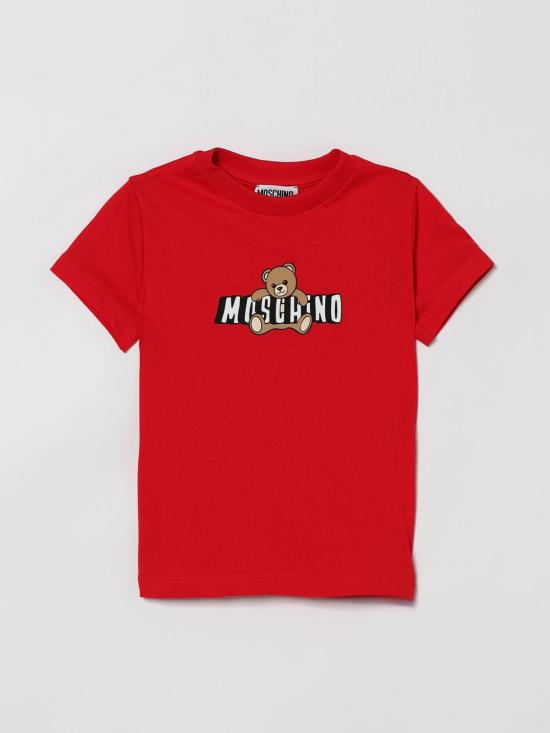 26SS [키즈] 모스키노 티셔츠 HZM058LAA03 50109 Red
