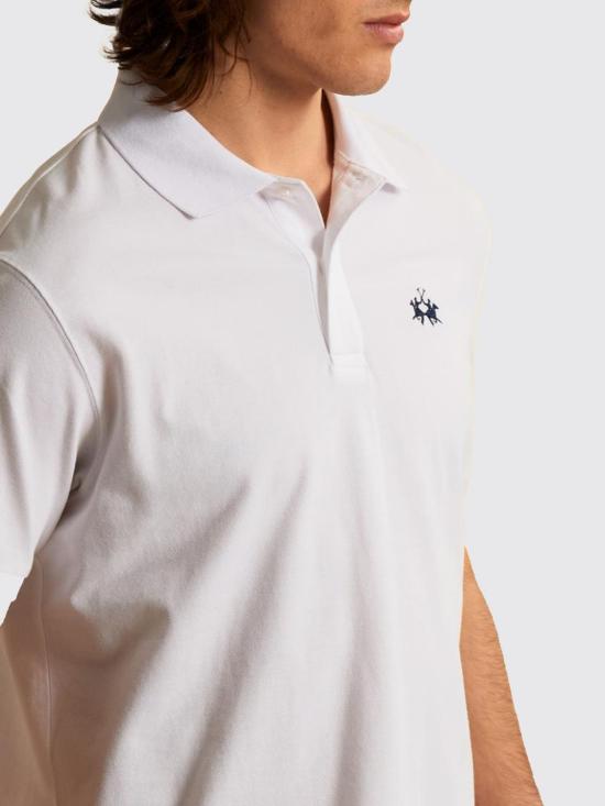 26SS 라 마티나 폴로 티셔츠 MCP300PK001 00001 White - LA MARTINA