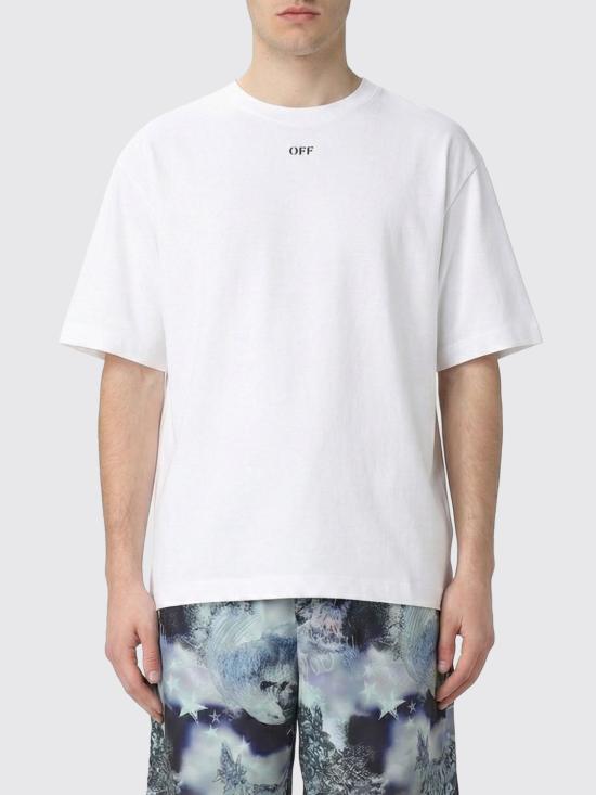 26SS 오프화이트 반팔 티셔츠 44MAA120S26J004 1000 White