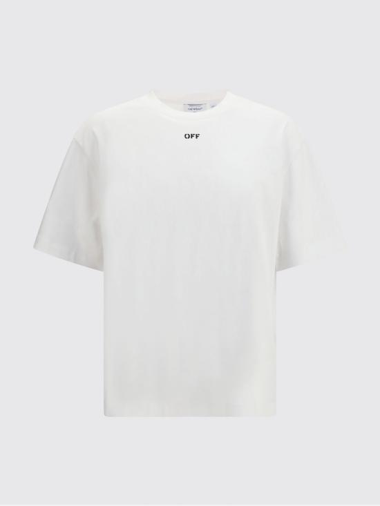 26SS 오프화이트 반팔 티셔츠 44MAA120S26J004 1000 White - OFF WHITE