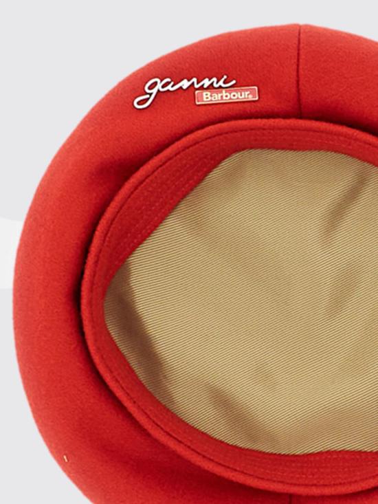 26SS 바버 X 가니 모자 LHA0613 RE51 Red - BARBOUR X GANNI
