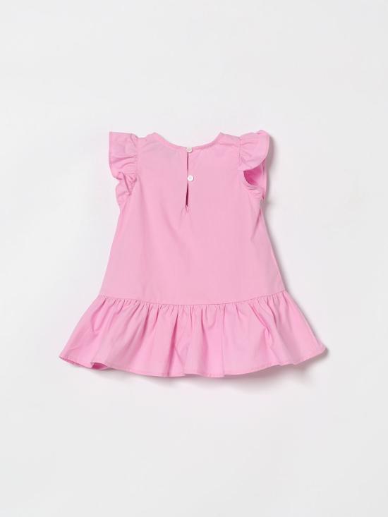 26SS [키즈] 모스키노 점프수트 MDV06D6LLA10 51473 Pink - MOSCHINO