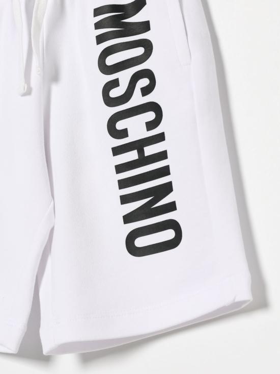 26SS [키즈] 모스키노 쇼츠/버뮤다 HUQ02SLDA25 10101 White - MOSCHINO