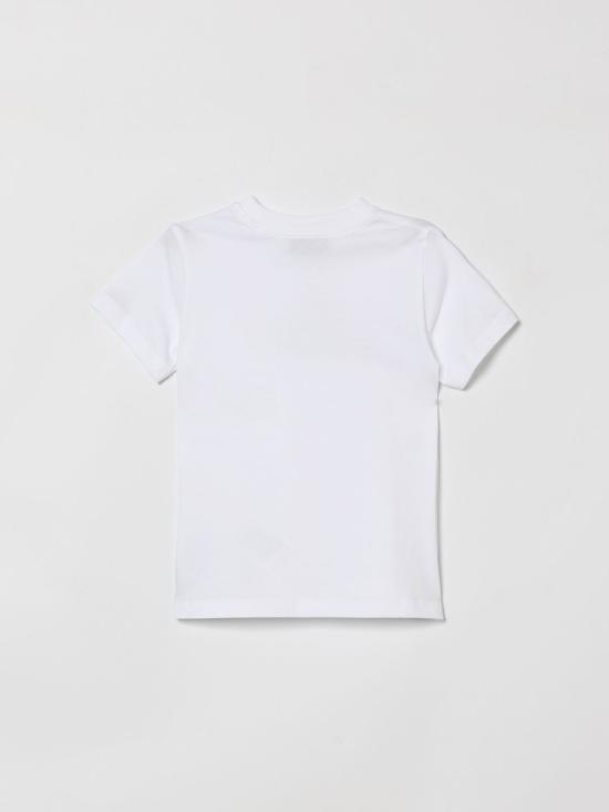 26SS [키즈] 모스키노 티셔츠 HZM058LAA03 10101 White - MOSCHINO