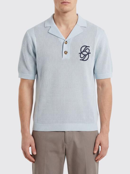 26SS 드롤드무슈 폴로 티셔츠 JPO171CO207 LIGHT Blue