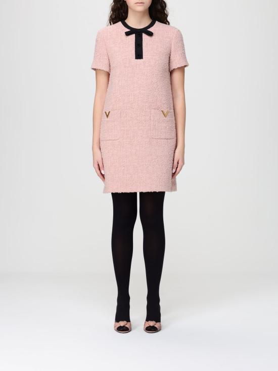 26SS 발렌티노 가라바니 롱 원피스 BVAJD39VM C6S Pink