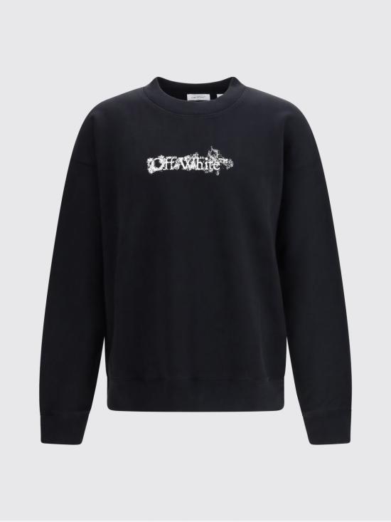 26SS 오프화이트 긴팔 티셔츠 44MBA054S26F002 0001 Black - OFF WHITE