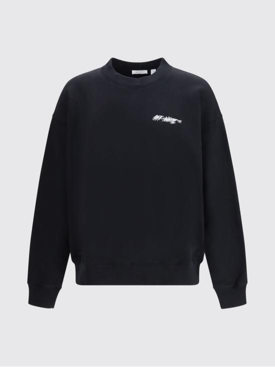 26SS 오프화이트 긴팔 티셔츠 44MBA054S26F005 0001 Black - OFF WHITE