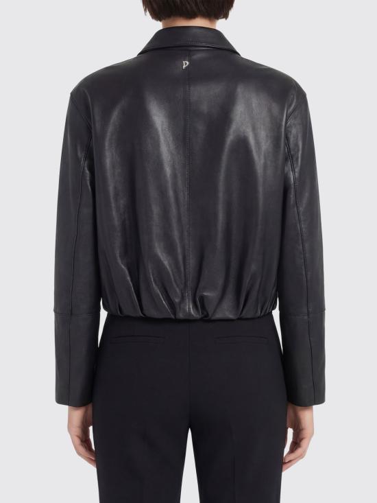 26SS 돈답 가죽 자켓 DJ782PL0677DXXX 999 Black - DONDUP