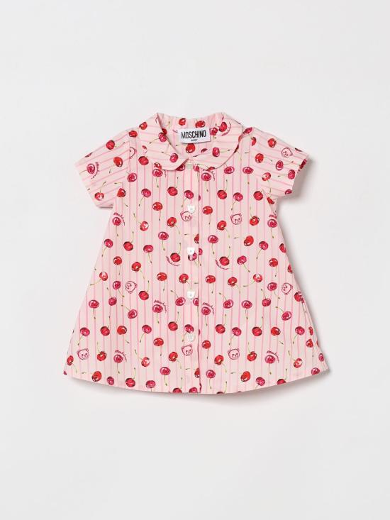 26SS [키즈] 모스키노 점프수트 MDV0D8LLB66 83658 Pink