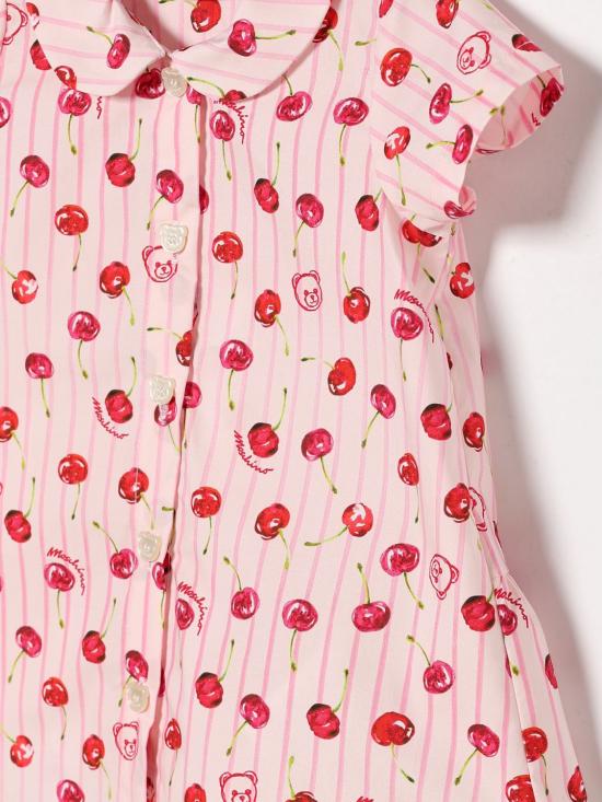 26SS [키즈] 모스키노 점프수트 MDV0D8LLB66 83658 Pink - MOSCHINO