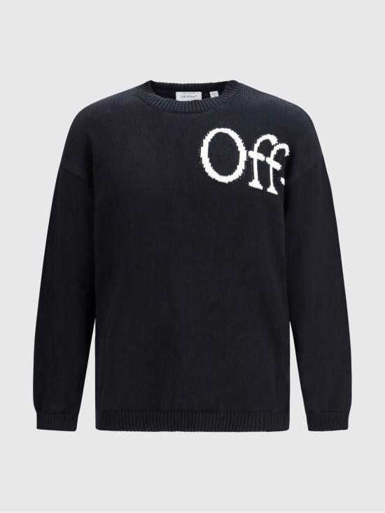 26SS 오프화이트 스웨터 44MHE20QS26K001 0001 Black - OFF WHITE