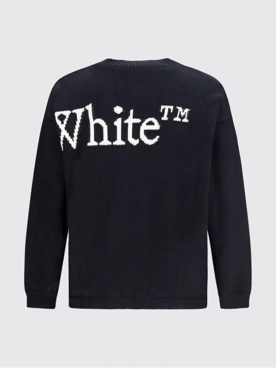 26SS 오프화이트 스웨터 44MHE20QS26K001 0001 Black - OFF WHITE