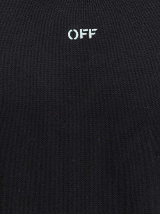 26SS 오프화이트 스웨터 00144MHE087S26K 0001 Black - OFF WHITE