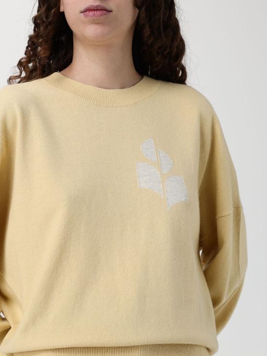 26SS 이자벨마랑에뚜왈 마리산스 코튼 스웨터 PU0053FAA1X05E 10LY Yellow - ISABEL MARANT ETOILE