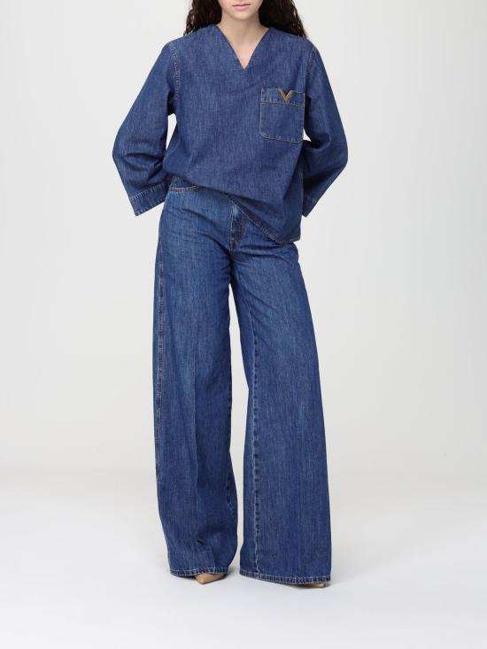 26SS 발렌티노 가라바니 셔츠 8B3DB03L9YA 558 Gnawed Blue - VALENTINO GARAVANI