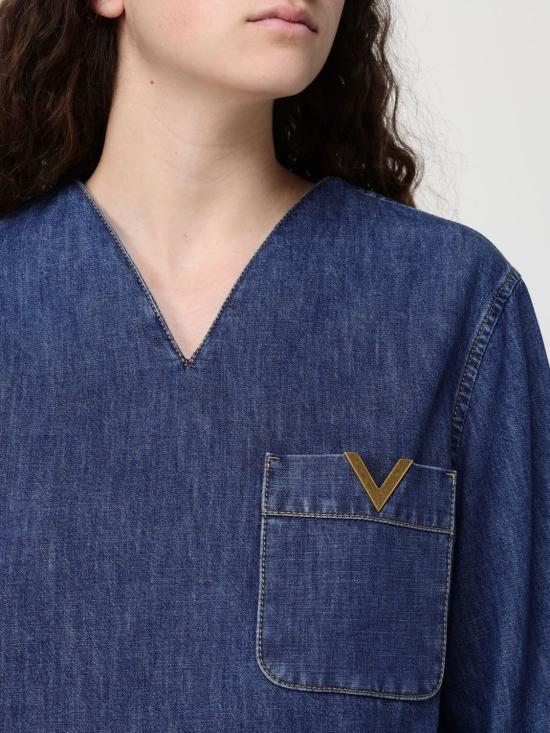 26SS 발렌티노 가라바니 셔츠 8B3DB03L9YA 558 Gnawed Blue - VALENTINO GARAVANI