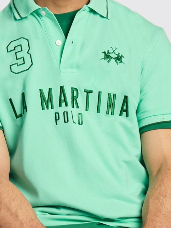 26SS 라 마티나 폴로 티셔츠 MCP320PK001 03168 White 1 - LA MARTINA