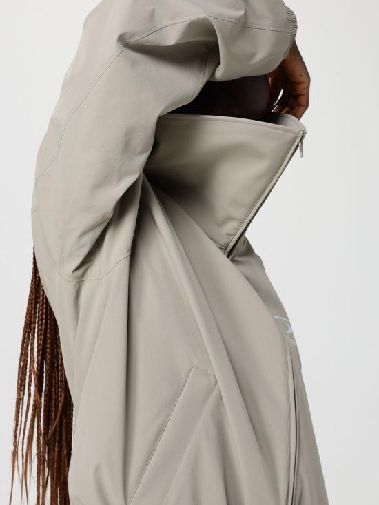 26SS 발렌시아가 루프 스포츠 아이콘 로고 트랙 수트 자켓 857673TRO31 9577 Beige - BALENCIAGA