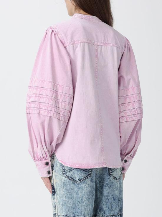 26SS 이자벨마랑에뚜왈 셔츠 CH0298FAD1H04E 40PK Pink - ISABEL MARANT ETOILE