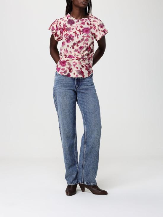 26SS 이자벨마랑 블라우스 HT0356FBD1J11I 40PK Pink - ISABEL MARANT