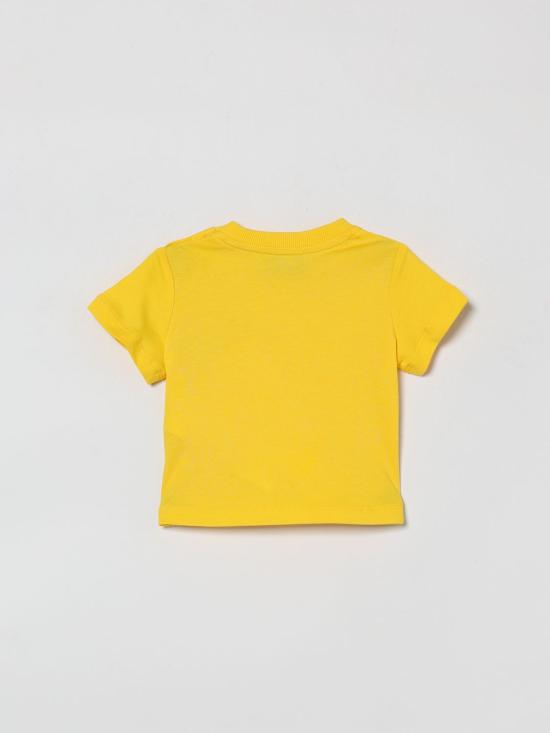 26SS [키즈] 모스키노 티셔츠 MVM047LAA24 50577 Yellow - MOSCHINO