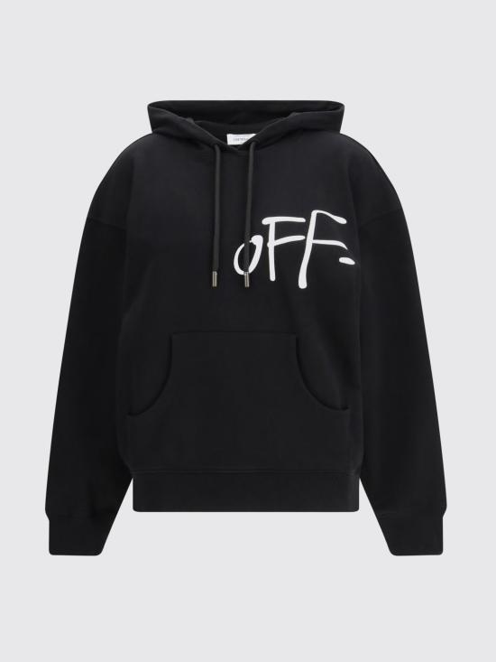 26SS 오프화이트 스웨터 2BB058S26FLE001 W003 Black - OFF WHITE