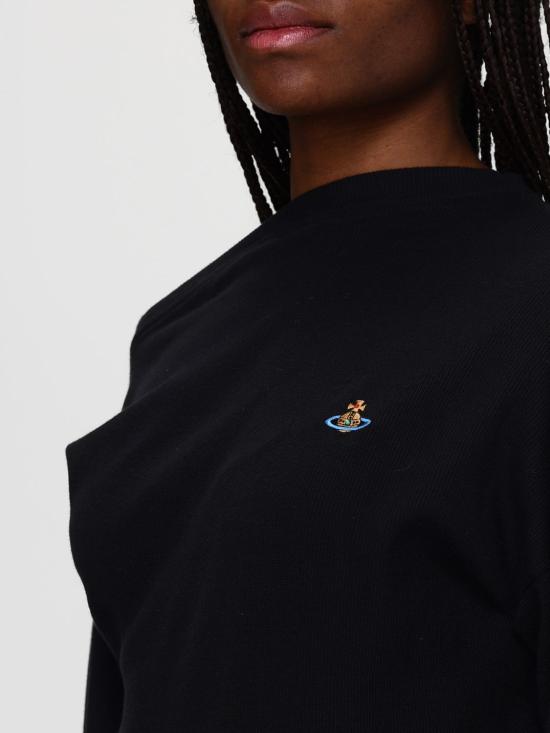 26SS 비비안웨스트우드 반팔 티셔츠 3G01003YJ009C N401 Black - VIVIENNE WESTWOOD