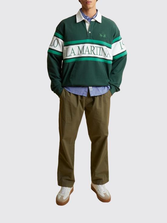 26SS 라 마티나 폴로 티셔츠 MCF008FP590 03183 Forest Green - LA MARTINA