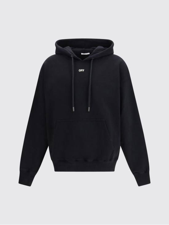 26SS 오프화이트 후드 티셔츠 44MBB085S26F00R 0001 Black - OFF WHITE